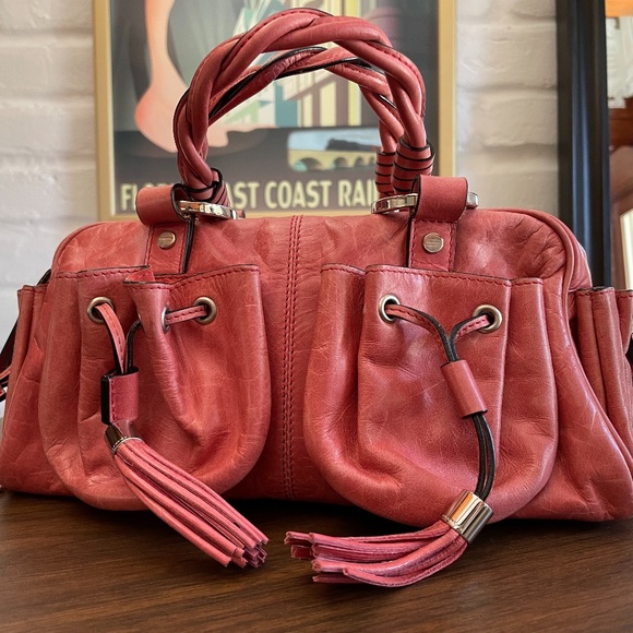 GIVENCHY LEATHER HANDLE BAG - Picture 1 of 9